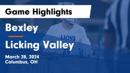 Bexley  vs Licking Valley  Game Highlights - March 28, 2024