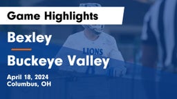 Bexley  vs Buckeye Valley  Game Highlights - April 18, 2024