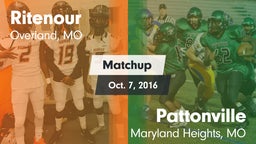 Matchup: Ritenour  vs. Pattonville  2016