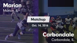 Matchup: Marion vs. Carbondale  2016