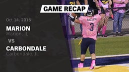 Recap: Marion  vs. Carbondale  2016