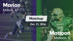 Matchup: Marion vs. Mattoon  2016