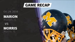 Recap: Marion  vs. Morris  2016