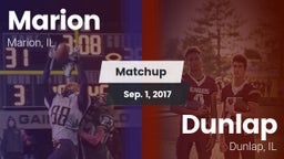 Matchup: Marion vs. Dunlap  2017