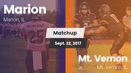 Matchup: Marion vs. Mt. Vernon  2017