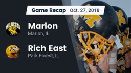 Recap: Marion  vs. Rich East  2018