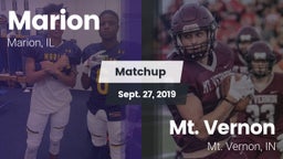 Matchup: Marion vs. Mt. Vernon  2019