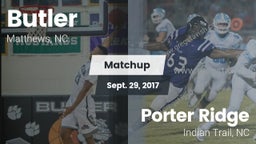 Matchup: Butler  vs. Porter Ridge  2017