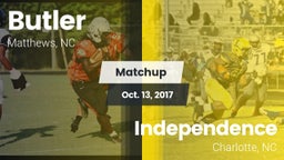 Matchup: Butler  vs. Independence  2017
