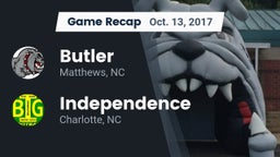 Recap: Butler  vs. Independence  2017