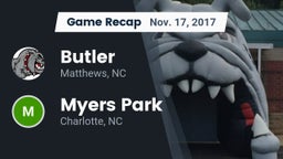 Recap: Butler  vs. Myers Park  2017