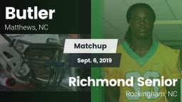 Matchup: Butler  vs. Richmond Senior  2019