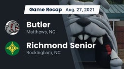 Recap: Butler  vs. Richmond Senior  2021