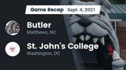 Recap: Butler  vs. St. John's College  2021