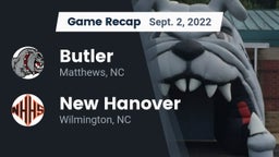 Recap: Butler  vs. New Hanover  2022