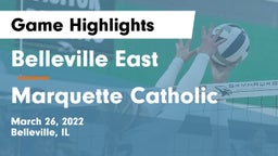 Belleville East  vs Marquette Catholic  Game Highlights - March 26, 2022