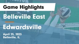 Belleville East  vs Edwardsville  Game Highlights - April 25, 2023
