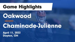 Oakwood  vs Chaminade-Julienne  Game Highlights - April 11, 2022