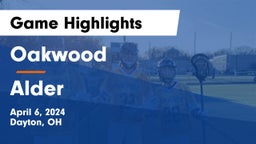 Oakwood  vs Alder  Game Highlights - April 6, 2024