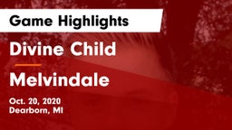 Divine Child  vs Melvindale Game Highlights - Oct. 20, 2020