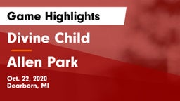 Divine Child  vs Allen Park  Game Highlights - Oct. 22, 2020