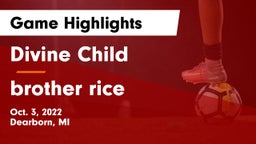 Divine Child  vs brother rice Game Highlights - Oct. 3, 2022