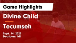 Divine Child  vs Tecumseh  Game Highlights - Sept. 14, 2023