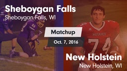 Matchup: Sheboygan Falls vs. New Holstein  2016