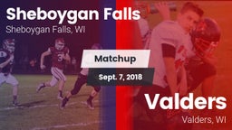 Matchup: Sheboygan Falls vs. Valders  2018