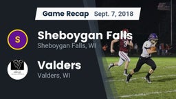 Recap: Sheboygan Falls  vs. Valders  2018