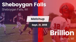 Matchup: Sheboygan Falls vs. Brillion  2018