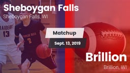 Matchup: Sheboygan Falls vs. Brillion  2019