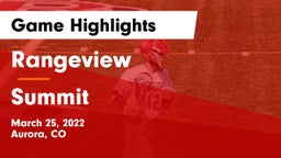Rangeview  vs Summit  Game Highlights - March 25, 2022