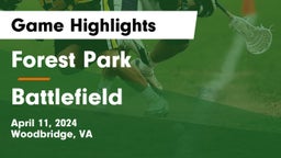 Forest Park  vs Battlefield  Game Highlights - April 11, 2024