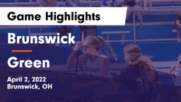 Brunswick  vs Green Game Highlights - April 2, 2022