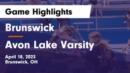 Brunswick  vs Avon Lake Varsity Game Highlights - April 18, 2023