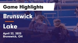 Brunswick  vs Lake  Game Highlights - April 22, 2023