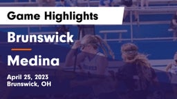 Brunswick  vs Medina  Game Highlights - April 25, 2023