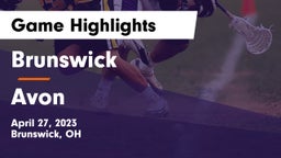 Brunswick  vs Avon  Game Highlights - April 27, 2023