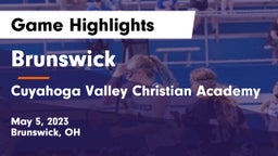 Brunswick  vs Cuyahoga Valley Christian Academy  Game Highlights - May 5, 2023