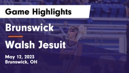 Brunswick  vs Walsh Jesuit  Game Highlights - May 12, 2023