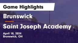 Brunswick  vs Saint Joseph Academy Game Highlights - April 18, 2024