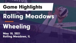 Rolling Meadows  vs Wheeling  Game Highlights - May 18, 2021