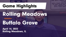 Rolling Meadows  vs Buffalo Grove  Game Highlights - April 14, 2022