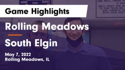 Rolling Meadows  vs South Elgin Game Highlights - May 7, 2022