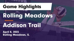 Rolling Meadows  vs Addison Trail  Game Highlights - April 8, 2023