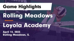 Rolling Meadows  vs Loyola Academy  Game Highlights - April 14, 2023