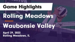 Rolling Meadows  vs Waubonsie Valley  Game Highlights - April 29, 2023