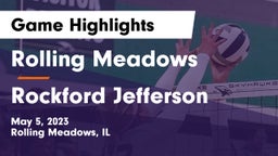 Rolling Meadows  vs Rockford Jefferson Game Highlights - May 5, 2023