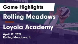 Rolling Meadows  vs Loyola Academy  Game Highlights - April 12, 2024